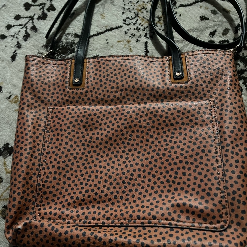 LC Lauren Conrad spotted tote.